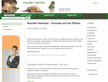 Tablet Screenshot of haustier-heimtier.de